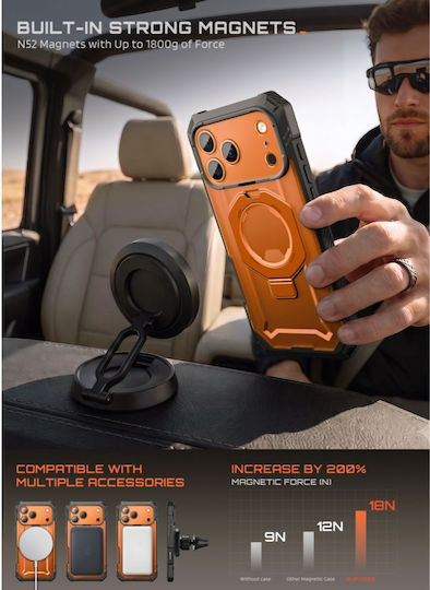 Supcase Grip Pro Mag Magsafe iPhone 17 Pro 18 Pro Koralle