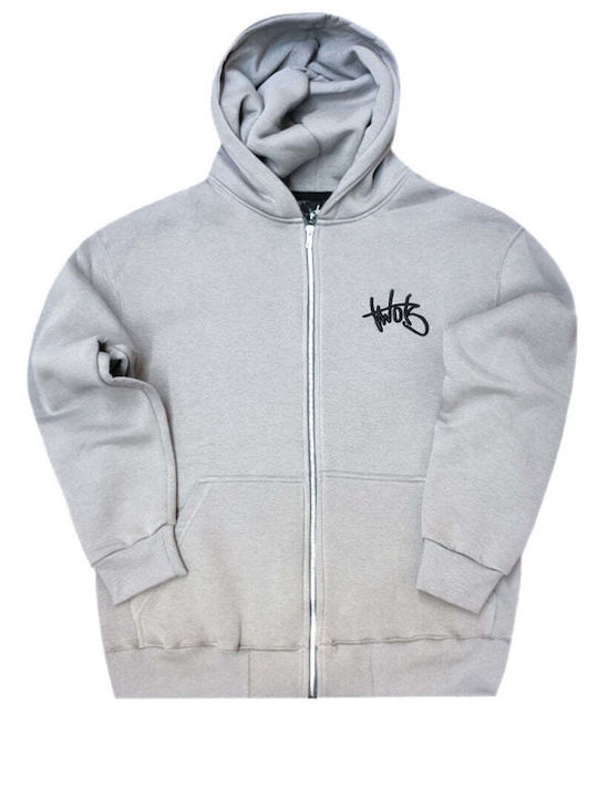 Hooded Cardigan Ice