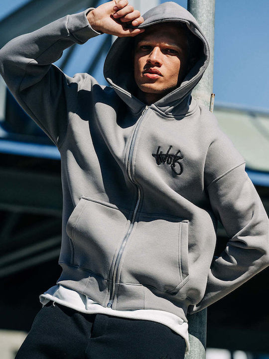 Hooded Cardigan Ice