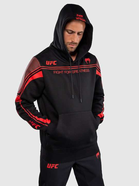 Hooded Sweatshirt Black/red