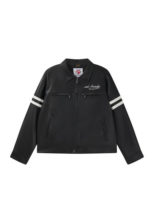 Geacă Denim Black