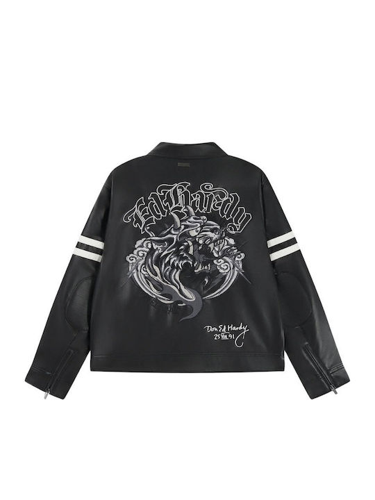 Geacă Denim Black