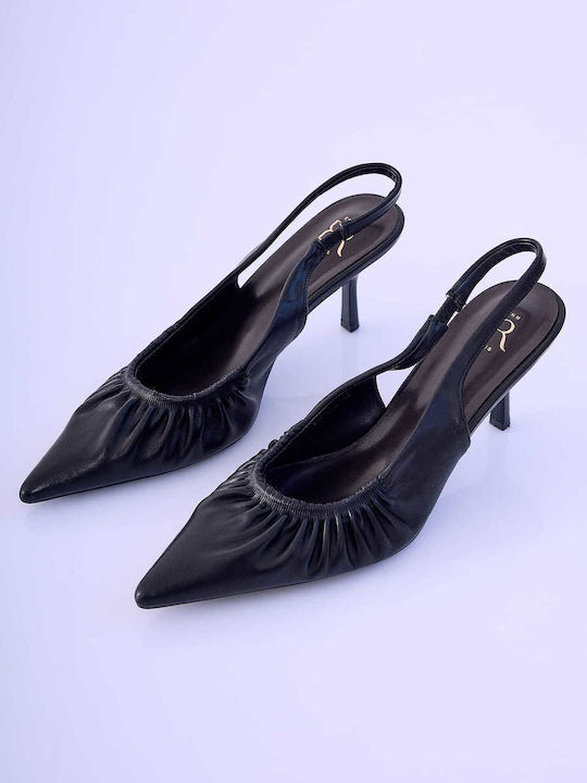 Celestino Pumps Slingback Schuhe Schwarz