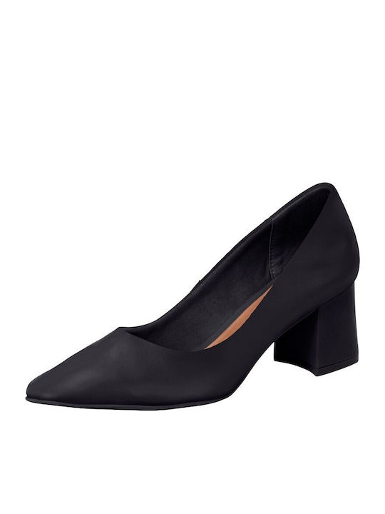 Leather Black Heels