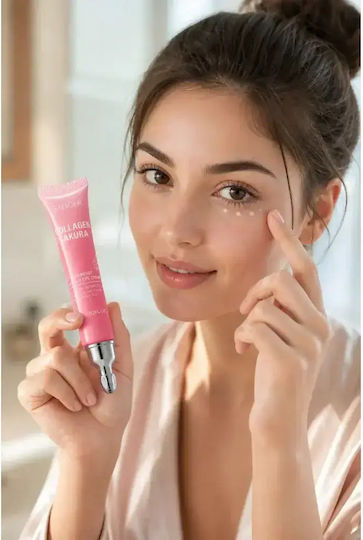 Sadoer Collagen Sakura Cremă de Ochi Reconstrucție împotriva Cearcănelor cu Colagen pentru Piele Sensibilă 20gr