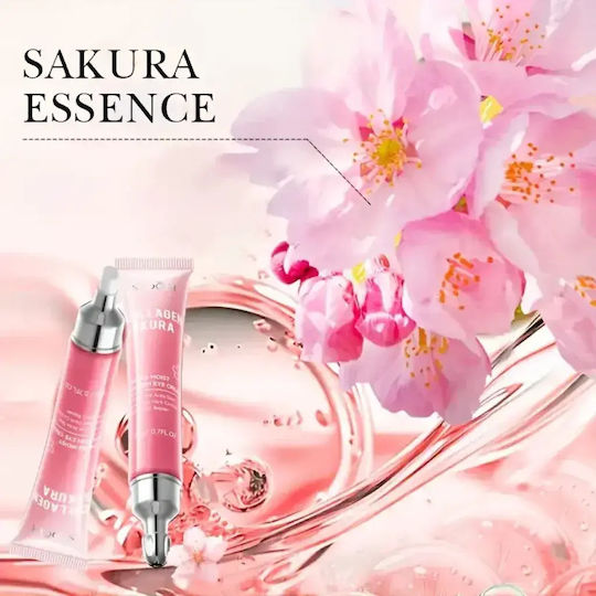 Sadoer Collagen Sakura Cremă de Ochi Reconstrucție împotriva Cearcănelor cu Colagen pentru Piele Sensibilă 20gr
