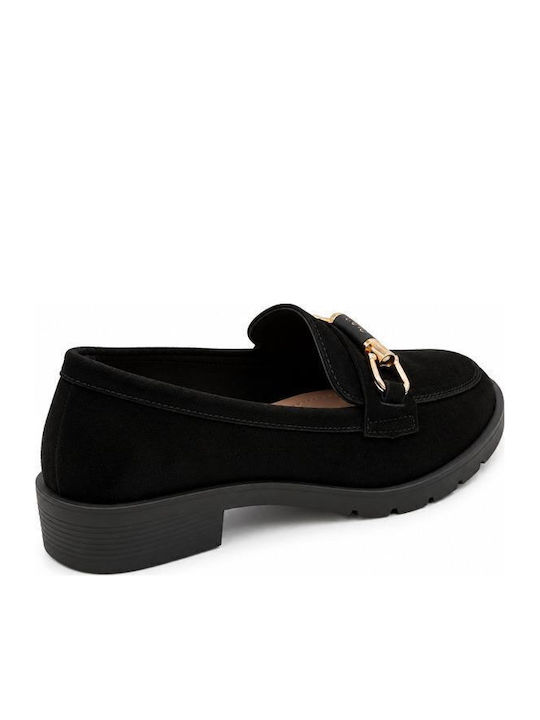 Mocasini dama in culoare neagra