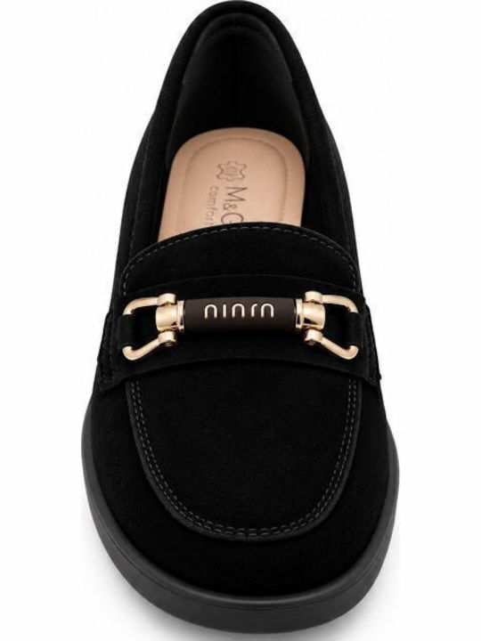 Mocasini dama in culoare neagra