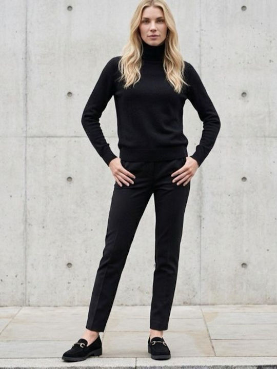 Mocasini dama in culoare neagra
