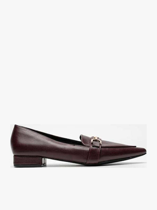 Damen Mokassins in Burgundische Farbe