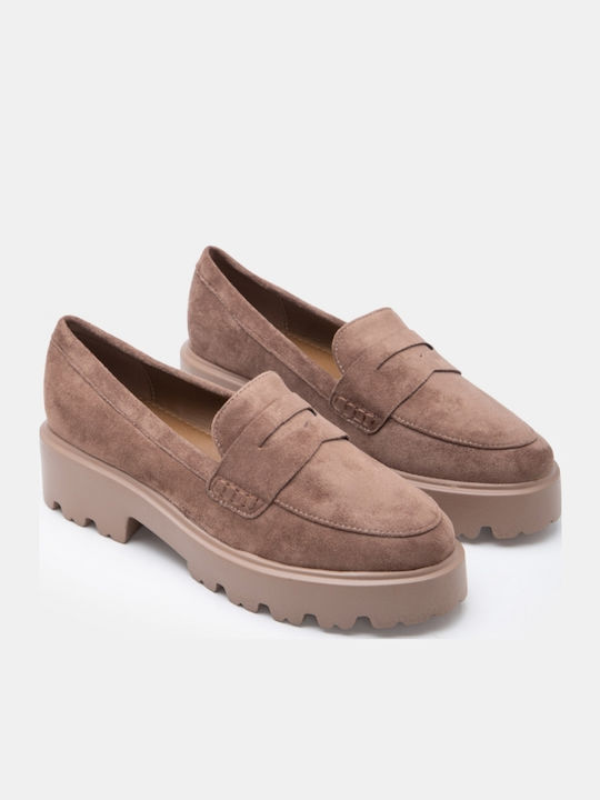 Women's Loafers in Brown Color