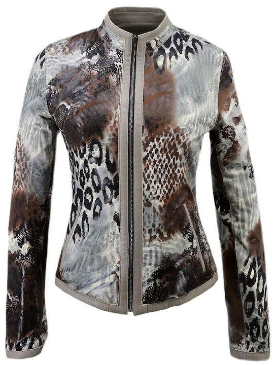 Code Leather Women's Biker Jacket Vison