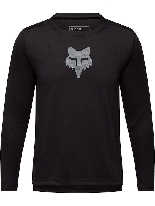 Kids Long-Sleeved Black Top