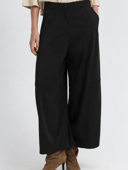 Women's High Rise Pantaloons Black