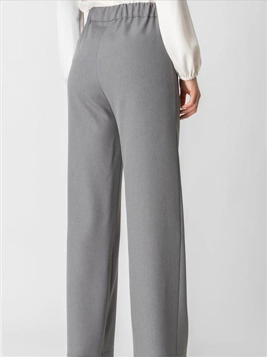 Women's Fabric Trousers Grey