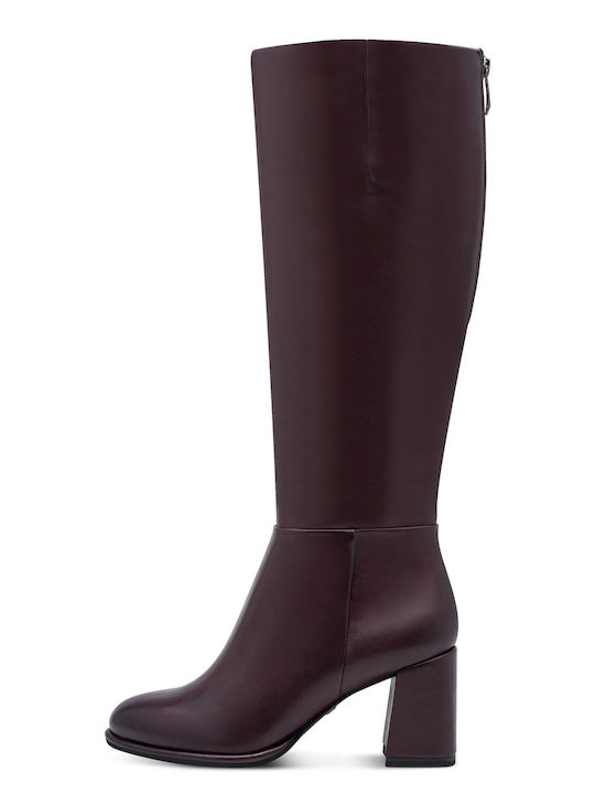 Damenstiefel Burgundisch