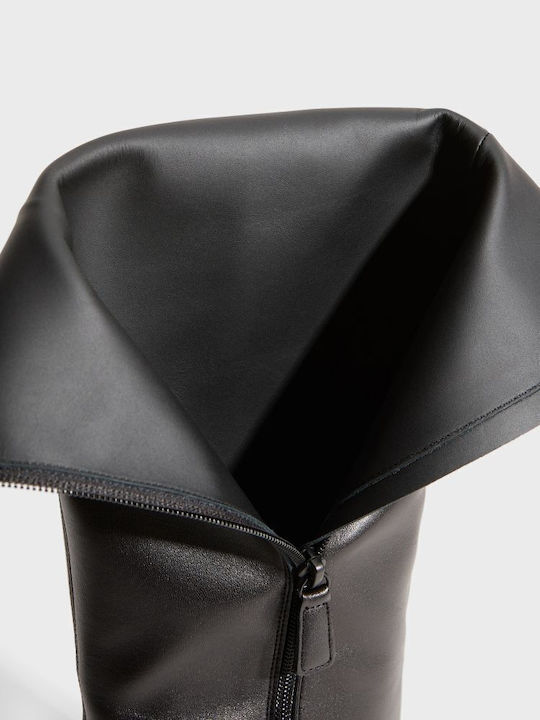 Leather Women's Black Boots