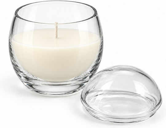 Glass Egg Candle Holder Lid Φ6cm