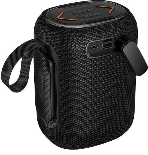 Hoco Bluetooth Lautsprecher 10W mit Tischuhr und Betriebszeiten bis zu 4 Stunden Schwarz HC53.BK