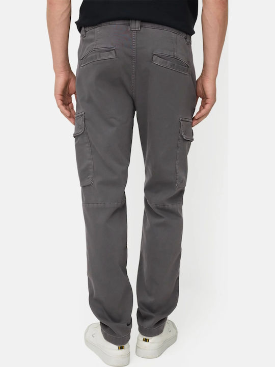 Men's Cargo Trousers Regular Fit Dark Grey