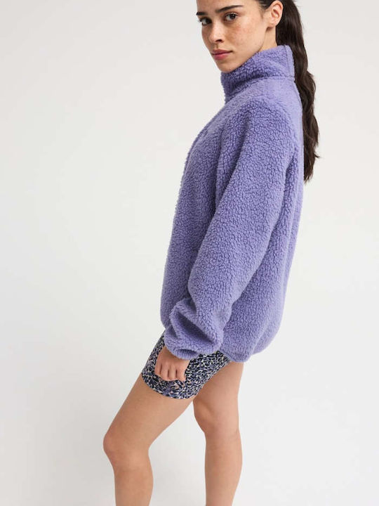 'waves Warmth' Cardigan Sport Violet pentru Femei