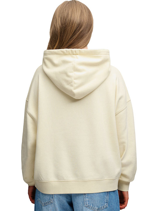 Luxe Дамска жилетка суитшърт Cream