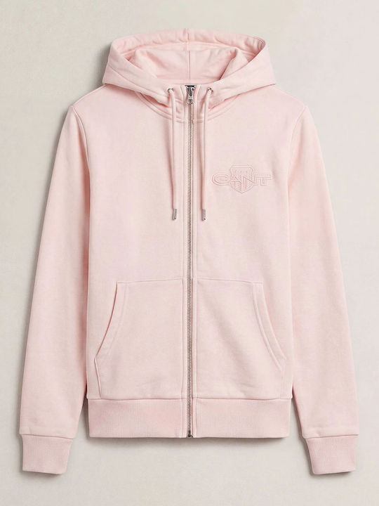 Gant Gant Damen Sweatshirt mit Kapuze Lightpink
