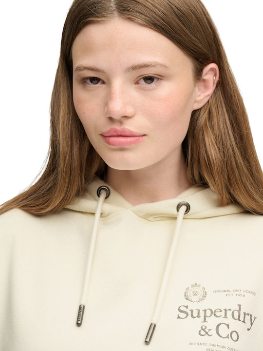 Luxe Дамска жилетка суитшърт Cream