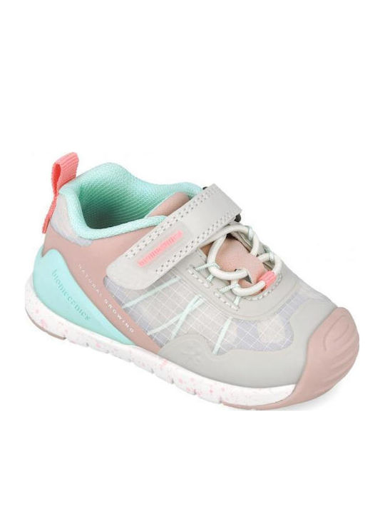 Παιδικά Sneakers Ανατομικά με Σκρατς Μπεζ