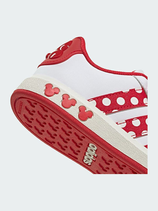 Disney Minnie Mouse Grand Court Παιδικά Sneakers Κόκκινα