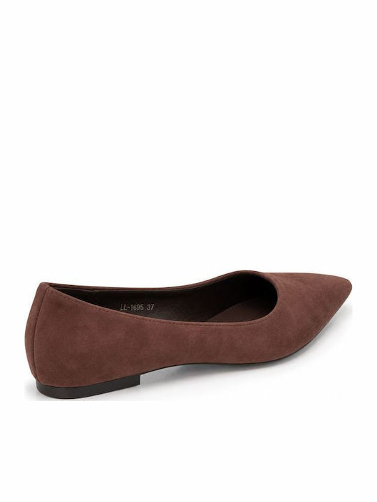 Damen Ballerinas Braune