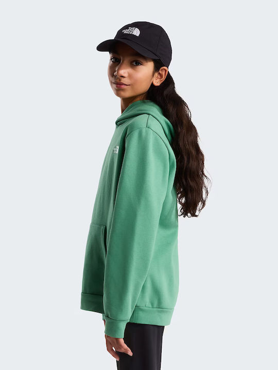Kids Hoodie Green Evolution Simple Dome