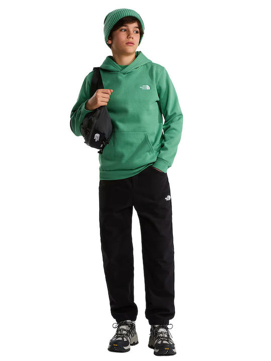 Kids Hoodie Green Evolution Simple Dome