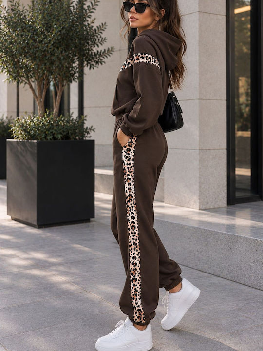 Brown Tracksuit Set