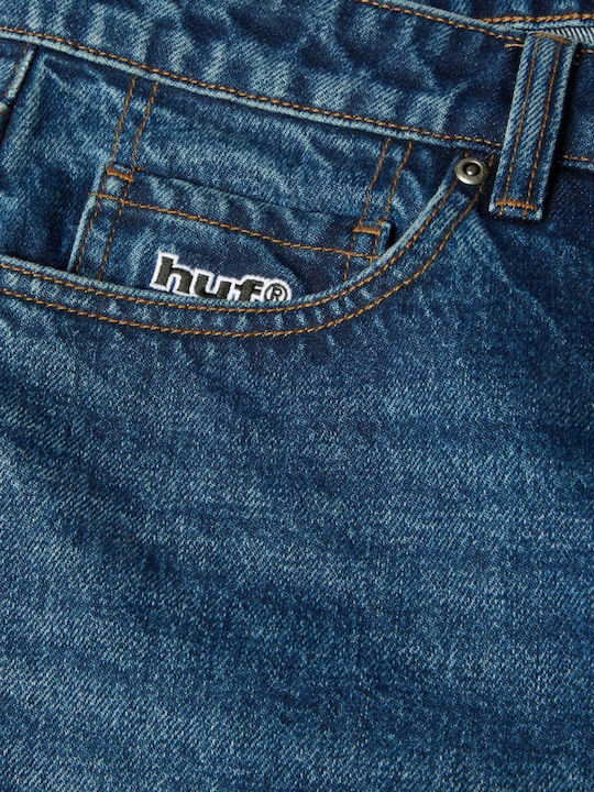 Herren Jeanshose Entspannt Passform Blau