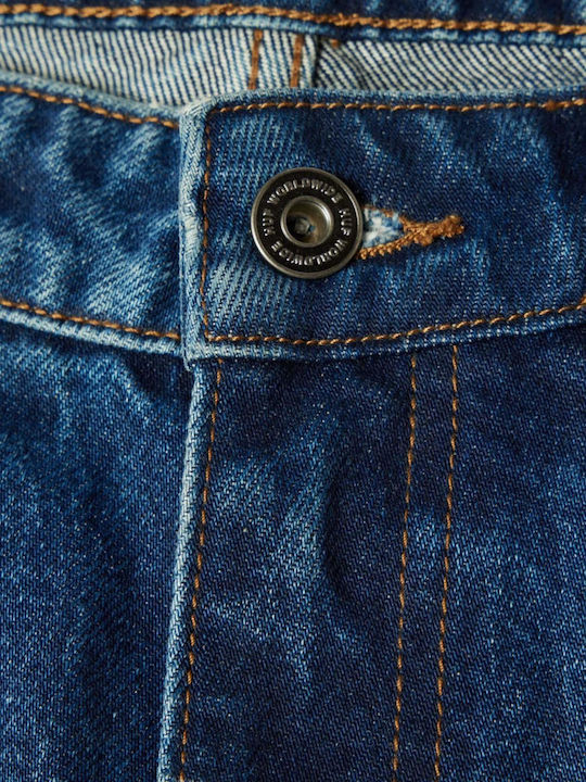Herren Jeanshose Entspannt Passform Blau
