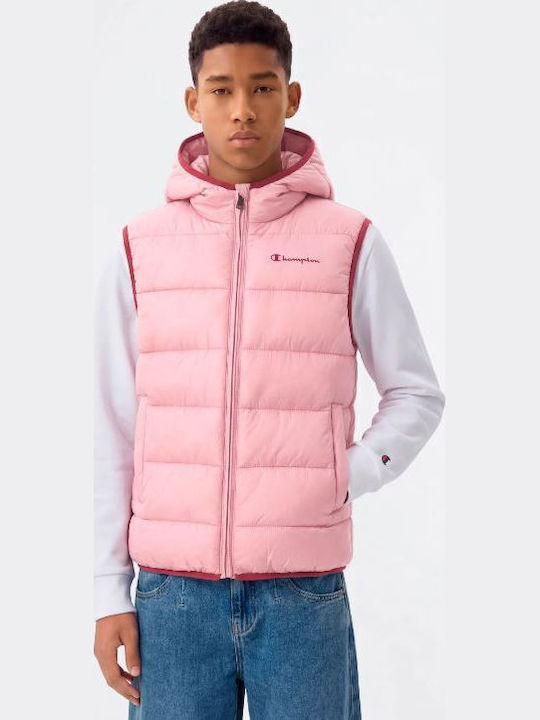 Champion Детско Casual яке без ръкави късо розово