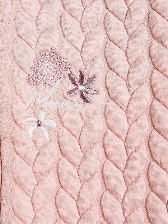 Kids Clothing Set with Pants 2 Pieces Pink Embroidery