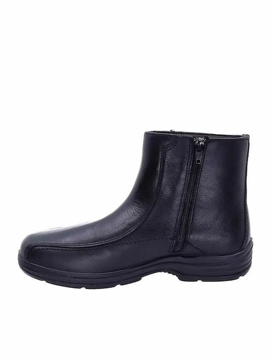 Leather Anatomical Men's Black Boots