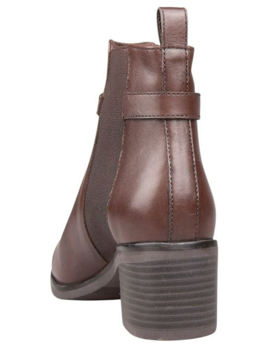 Damen Stiefeletten Braun