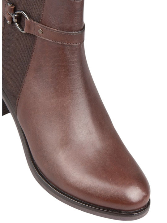Damen Stiefeletten Braun