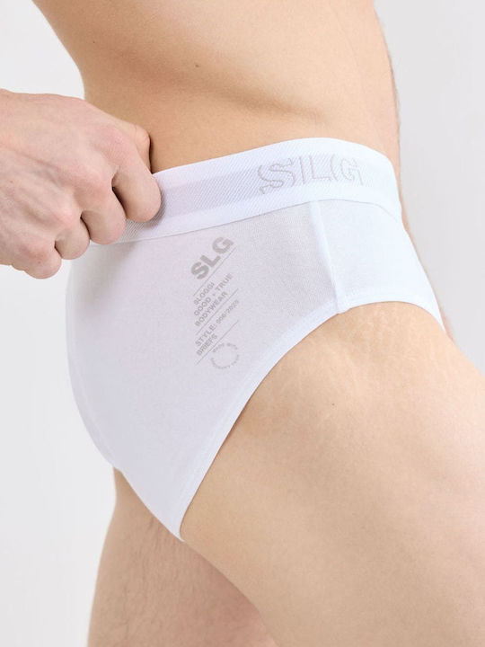 Slipi pentru bărbați albi 2Pack