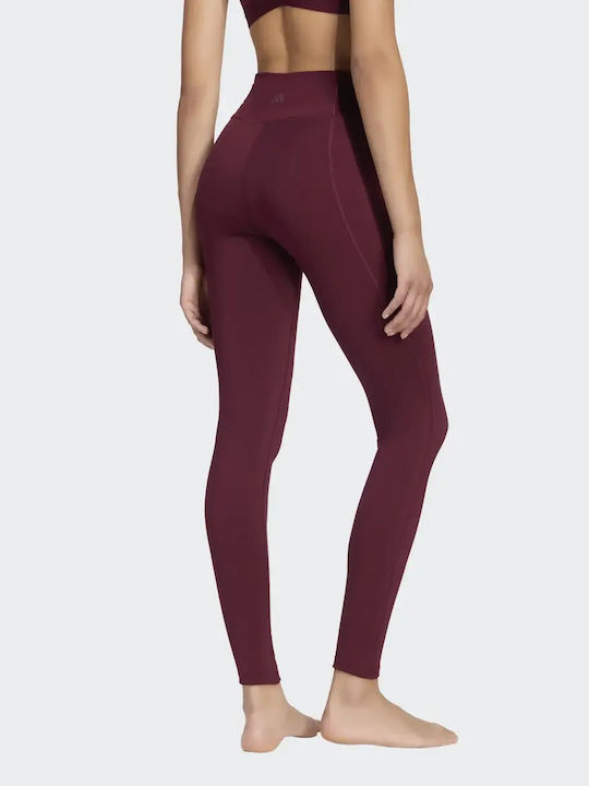 Adidas Training Дамски Клин Висока Талия Dark Red