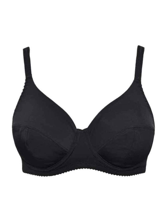 Black Bra without Padding with Underwire