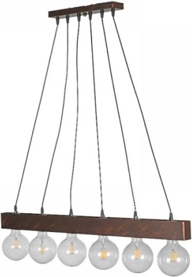 NG Santas Lumini Suspendate Maro Calea Ferată cu Bază de Bec E27 100x80cm
