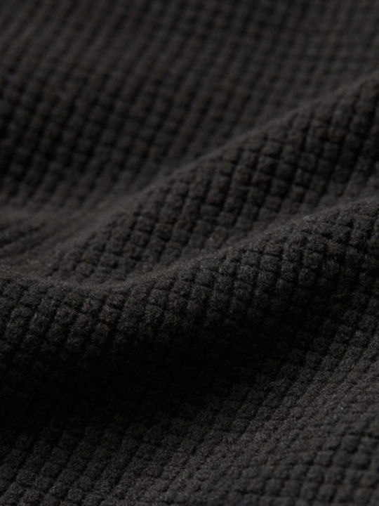 Cardigan bărbătesc Fleece Negru