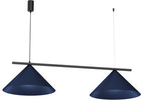 Eko Light Eko Light Deckenleuchte Schwarz mit Lampenbirnensockel GX53