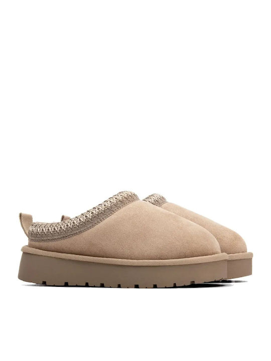 Beige Slippers