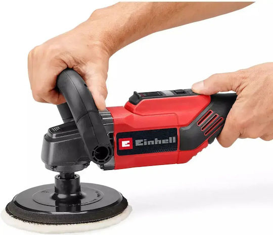 Einhell CC-PO 1100/150 CE Drehbarer Handheld-Poliermaschine 1100W mit 3500 U/min & Einstellbare Geschwindigkeit