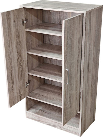 Ξύλινη Παπουτσοθήκη Lemba 80x33x120cm